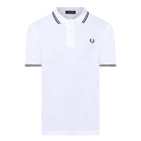Laurel Logo Twin Tipped Polo Shirt