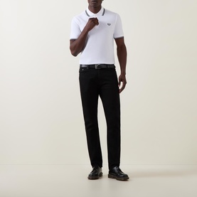 Laurel Logo Twin Tipped Polo Shirt