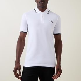 Laurel Logo Twin Tipped Polo Shirt