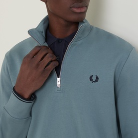 Half-Zip Logo Sweatshirt