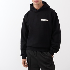 Le Gros Grain Logo Hoodie