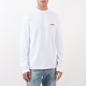 Le Gros Grain Logo Long-Sleeved T-Shirt