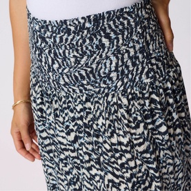 Maxi Printed Smocked Skirt