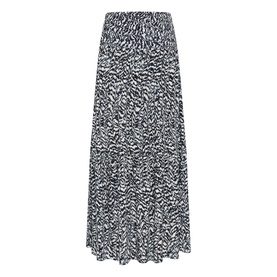 Maxi Printed Smocked Skirt