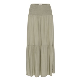 Maxi Tiered Smocked Skirt