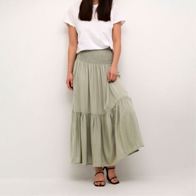 Maxi Tiered Smocked Skirt