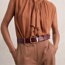 Iyla Leather Half Keeper Belt