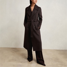 Rene Double-Breasted Blindseam Coat