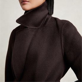 Rene Double-Breasted Blindseam Coat