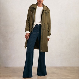 Alizeh Removable Hood Raincoat