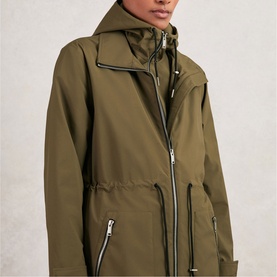 Alizeh Removable Hood Raincoat