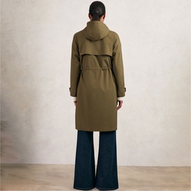 Alizeh Removable Hood Raincoat
