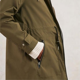 Alizeh Removable Hood Raincoat