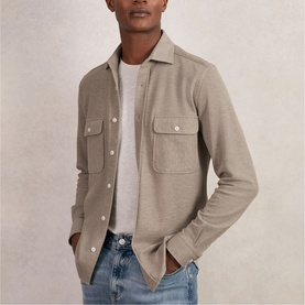 Forsithe Textured Twin-Pocket Overshirt