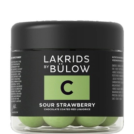 Sour Strawberry Chocolate Coated Liquorice 125g
