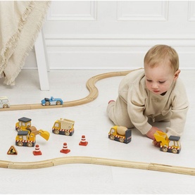 Construction Toy Cars, Trucks & Diggers Set
