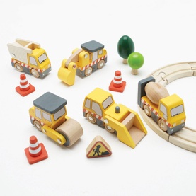 Construction Toy Cars, Trucks & Diggers Set