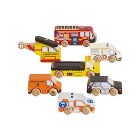 Emergency Helicopter & Rescue Cars Set