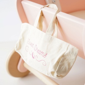Retro Wooden Doll Pram