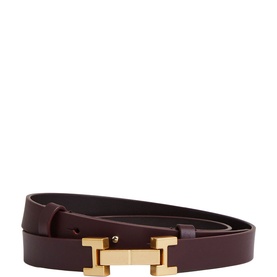 Hayley Leather Square Hinge Belt