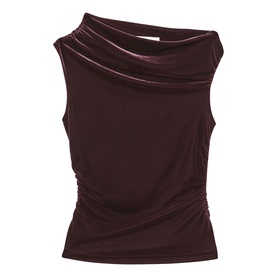 Demi Velvet Off-Shoulder Top