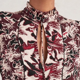 Lora Abstract Mini Dress