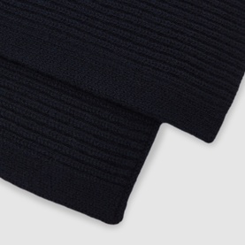 Chesterfield Rib-Knit Scarf