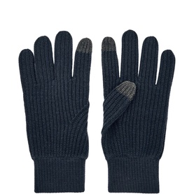 Lawson Ribbed-Knit Touchscreen Gloves