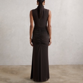 Daniella Sheer Ruched Dress