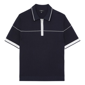 Bradford Half-Zip Tipped Polo Shirt