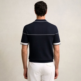 Bradford Half-Zip Tipped Polo Shirt
