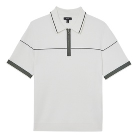 Bradford Half-Zip Tipped Polo Shirt