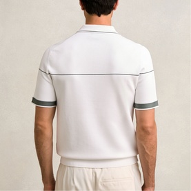 Bradford Half-Zip Tipped Polo Shirt