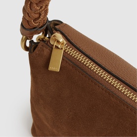 Paige Suede Leather Crossbody Bag