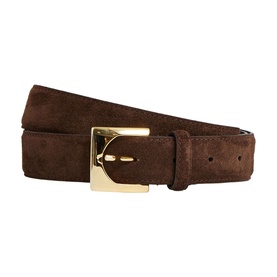 Belinda Suede Square Buckle Belt