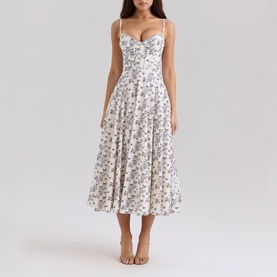 Steffani Floral Flared Sundress