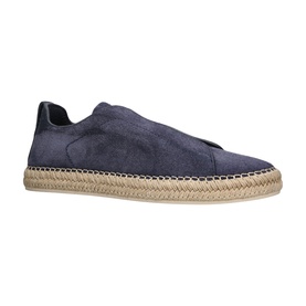 Triple Stitch Suede Espadrilles