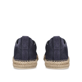 Triple Stitch Suede Espadrilles
