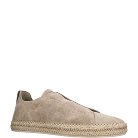 Triple Stitch Suede Espadrilles