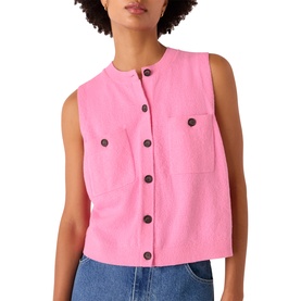 Patch Pocket Knit Vest