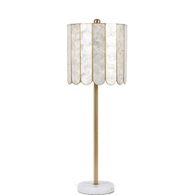 Mother of Pearl Style Buffet Table Lamp