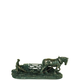 The Ploughman Bronze Ornament