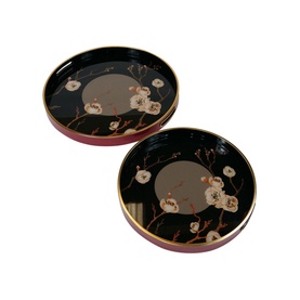 Oriental Bloom Two-Piece Tray Set