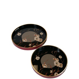 Oriental Bloom Two-Piece Tray Set