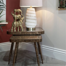 Forest Scene Square Side Table