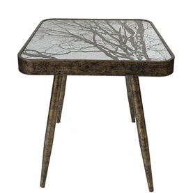 Forest Scene Square Side Table