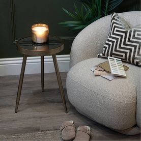 Sierra Wave Round Side Table