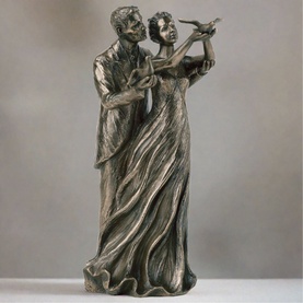 To Have & To Hold Bronze Ornament