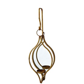 Ellie Mirrored Single Candle Holder