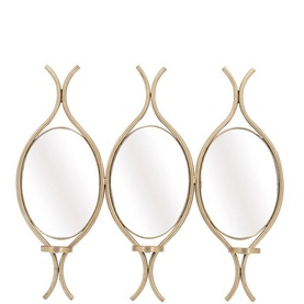 Claude Mirror Triple Wall Sconce